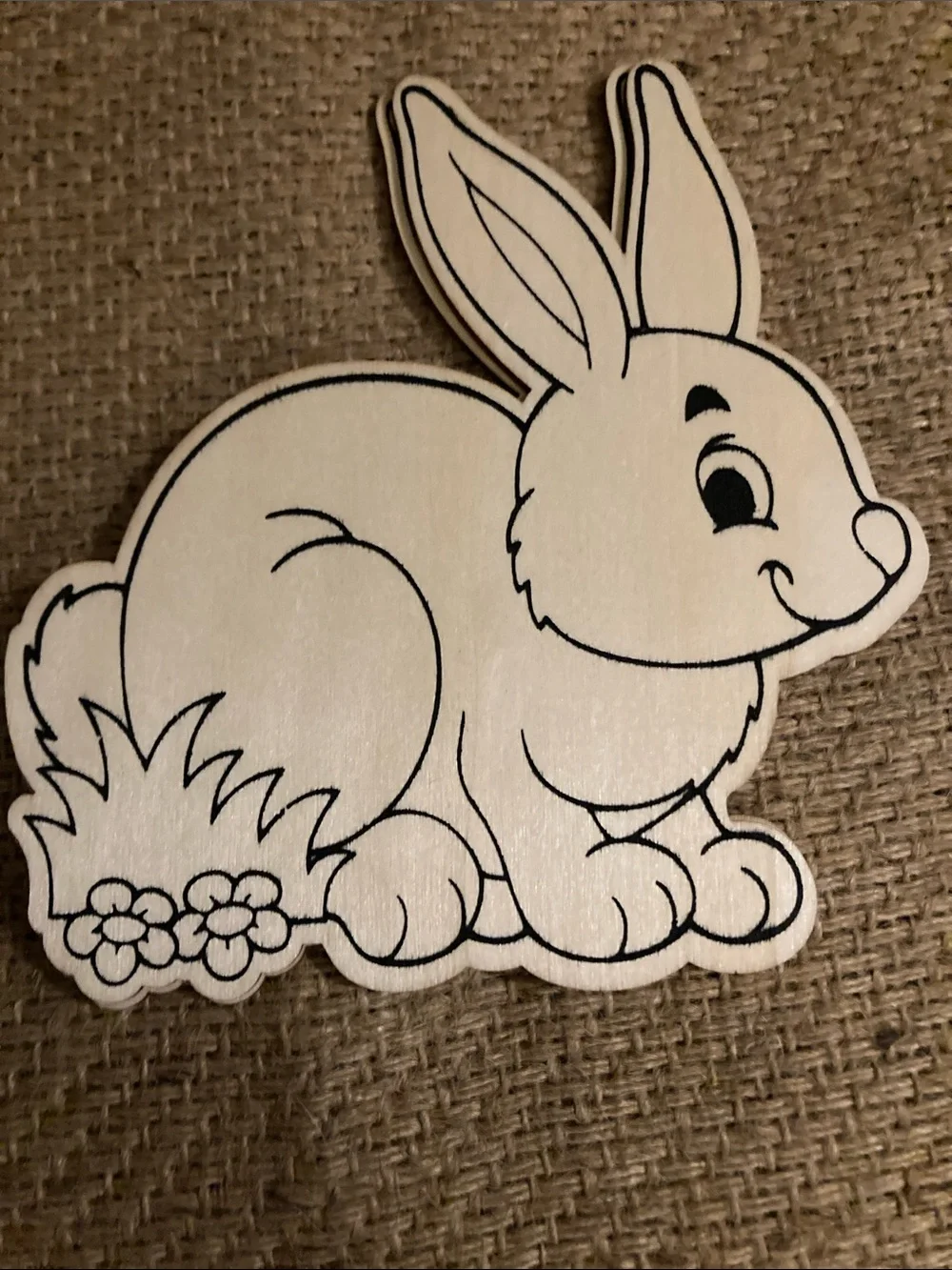 Bundle of paintable wood Easter items